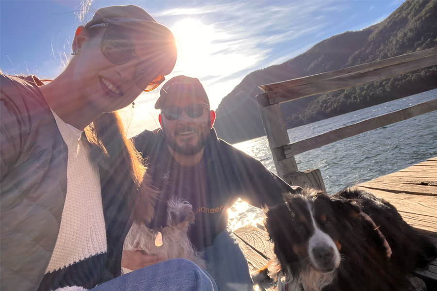 Iván y Laura juntos